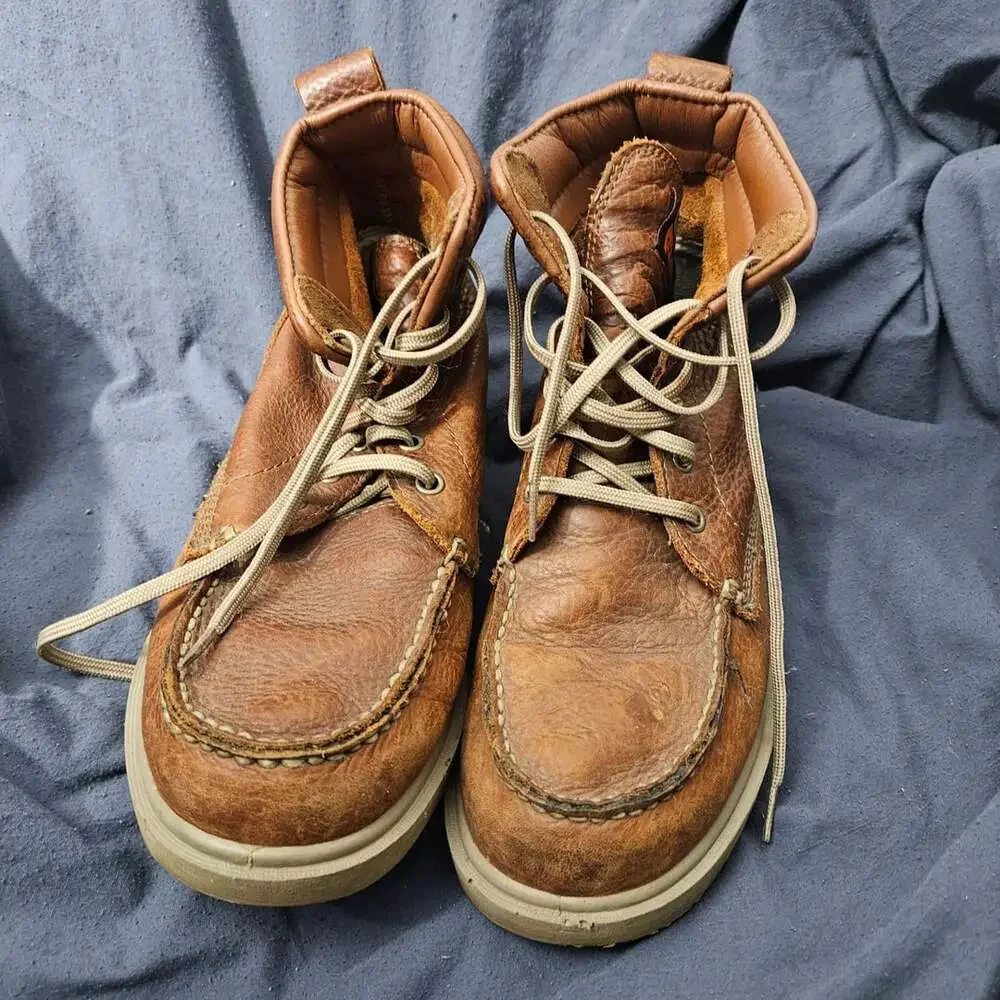 Timberland PRO Barstow Wedge Work Boots Brown Leather
